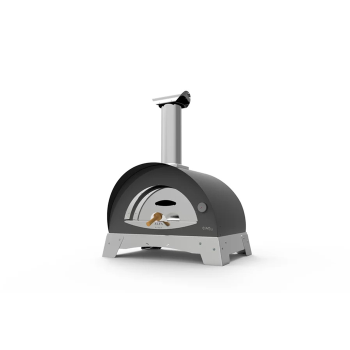 Alfa Pizza - Forno Ciao Wood Fire Pizza Oven Cooking Area 70cm x 40cm - Grey Top - FXCM-LGRI-T