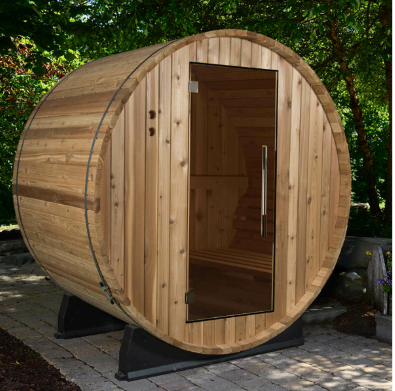 Heavenly Saunas - Salem Cedar Barrel Sauna - 2-3 Person