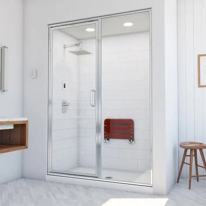 Randolph Morris - STEAM SHOWER 36 INCH D X 60 INCH W X 87 INCH H WITH MODERN SUBWAY TILE FRAMED ENCLOSURE AND SHOWER BASE