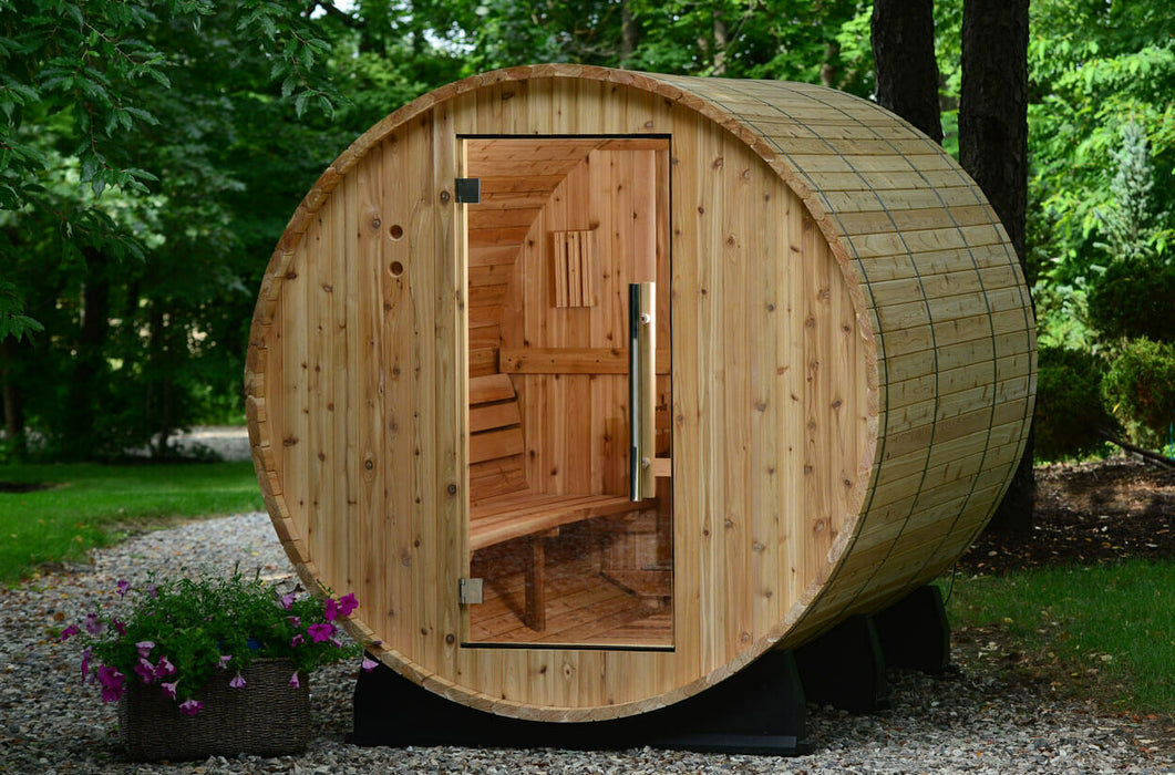 Heavenly Saunas - Princeton Cedar Barrel Sauna - 6 Person