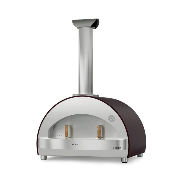 Alfa Pizza - Forno 4 Wood Fire Pizza Oven Cooking Area 80cm x 60cm - Copper Top - FX4P-LRAM-T