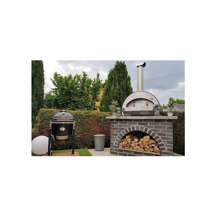 Alfa Pizza - Forno 4 Wood Fire Pizza Oven Cooking Area 80cm x 60cm - Copper Top - FX4P-LRAM-T