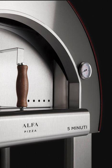 Alfa Pizza - Forno 5 Minuti Wood Fire Pizza Oven Cooking area 60cm x 50cm - Copper Top - FX5MIN-LRAM-T