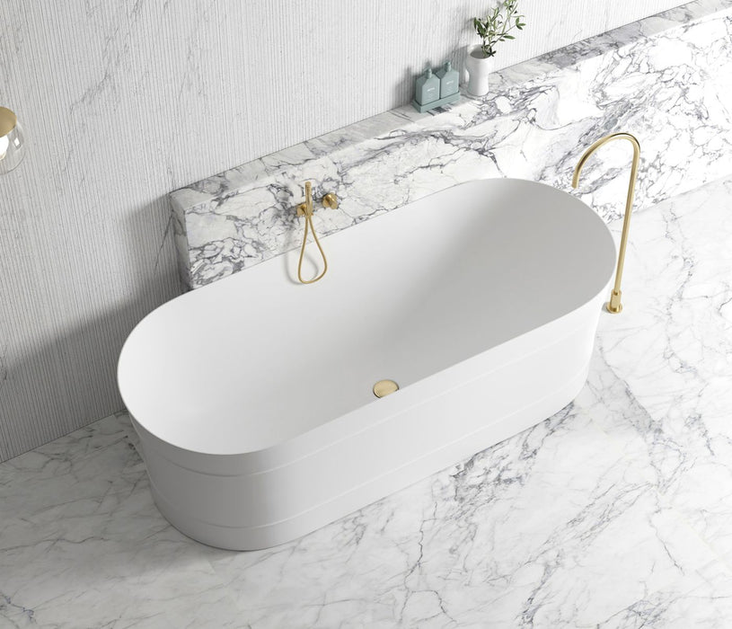 ATTICA - BONDI FREE STANDING BATHTUB GLOSS WHITE