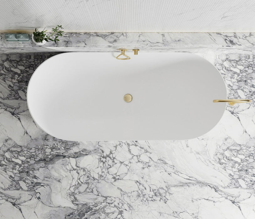 ATTICA - BONDI FREE STANDING BATHTUB GLOSS WHITE