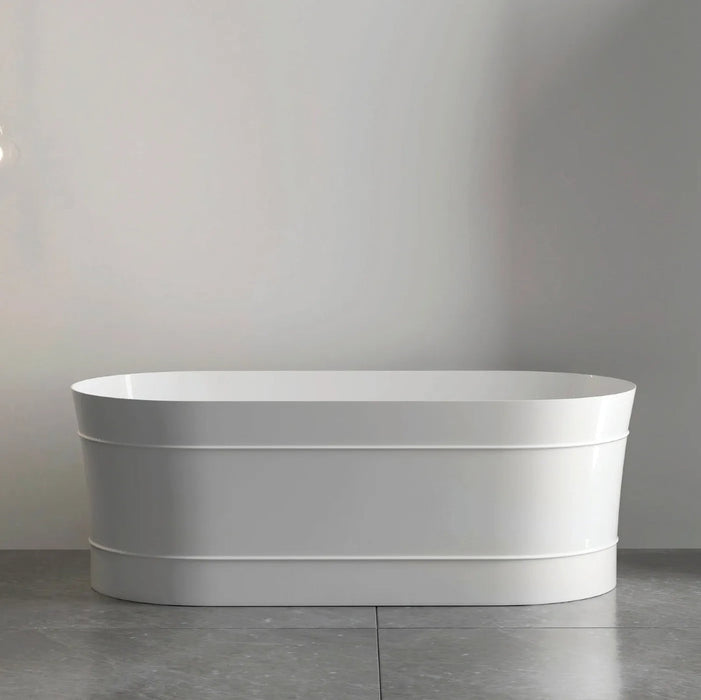 ATTICA - BONDI FREE STANDING BATHTUB GLOSS WHITE