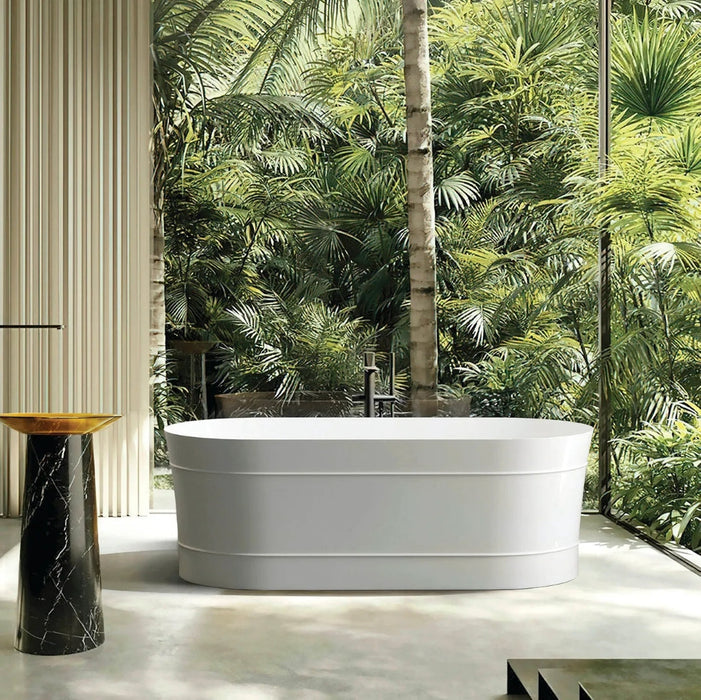 ATTICA - BONDI FREE STANDING BATHTUB GLOSS WHITE