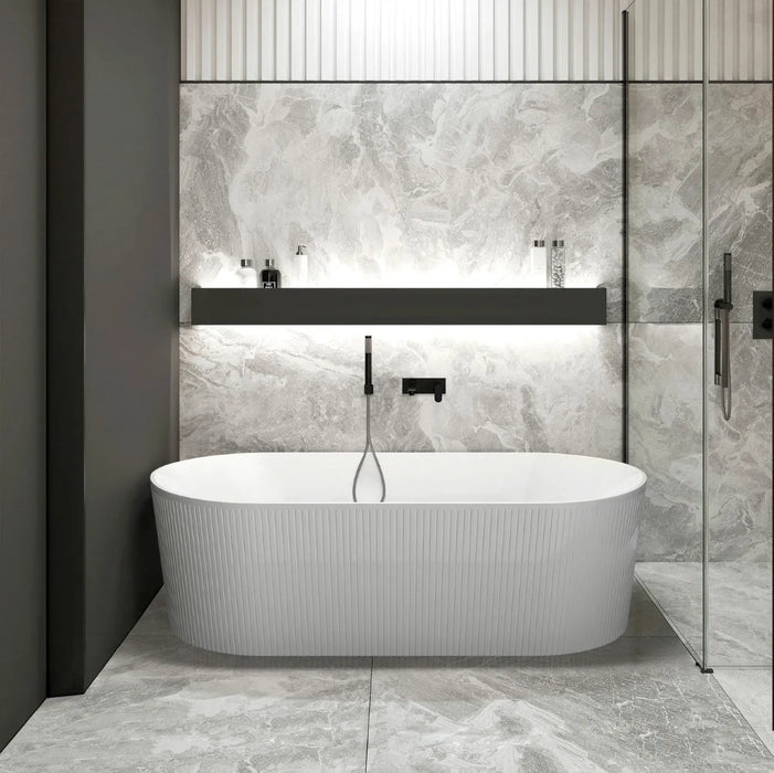 ATTICA - NOOSA FREESTANDING BATH TUB GLOSS WHITE