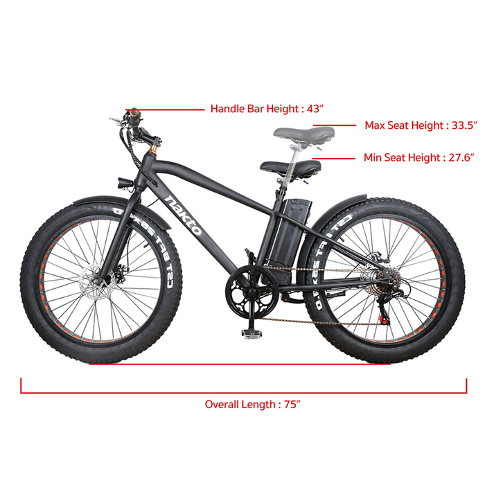 NAKTO - CRUISER 26" eBike