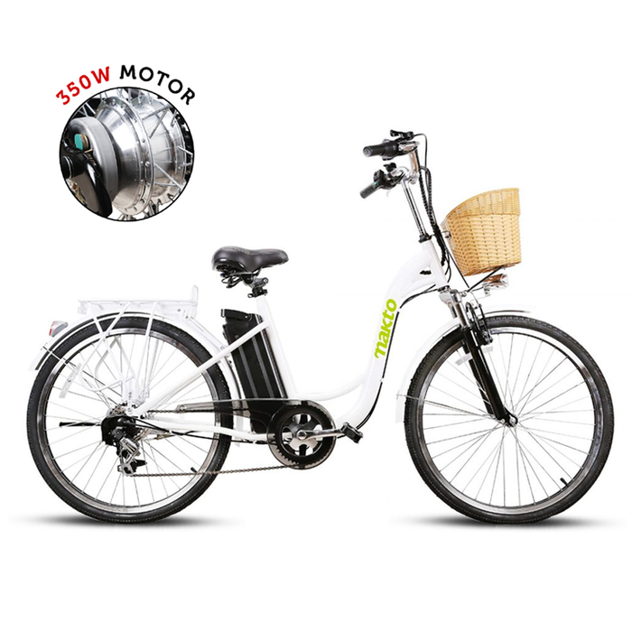 NAKTO - CAMEL Step-Thru White eBike