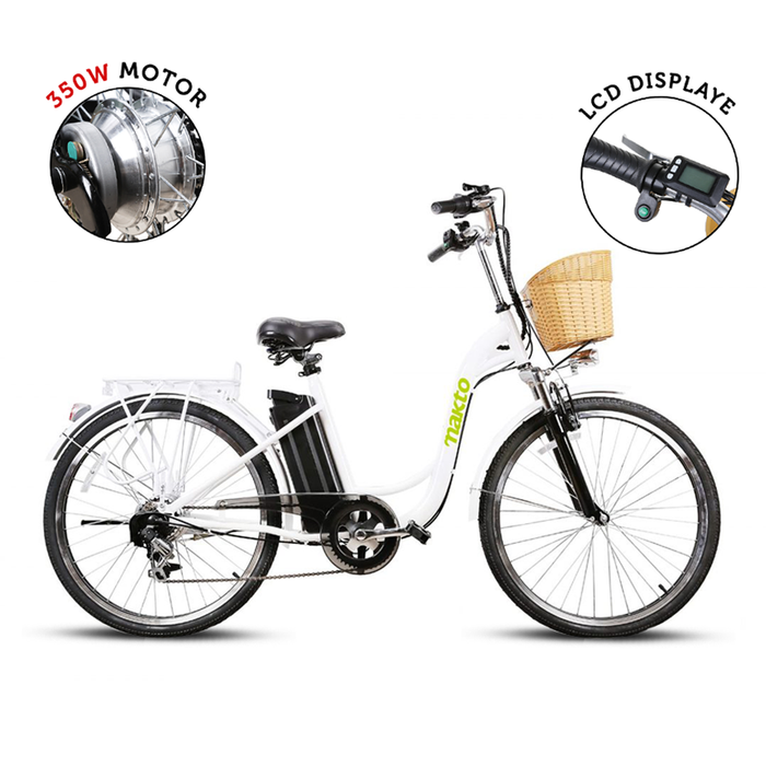 NAKTO - CAMEL Step-Thru White eBike