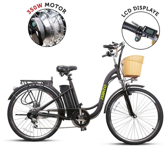 NAKTO - CAMEL Step-Thru Black eBike